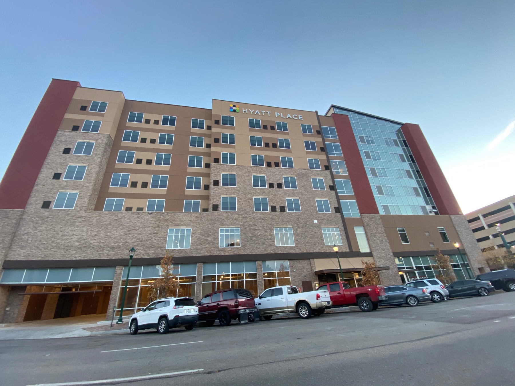 Hyatt exterior in downtown Colorado Springs